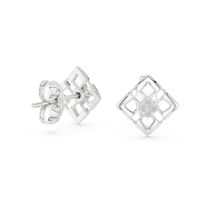 Lattice Royale Stud Earrings