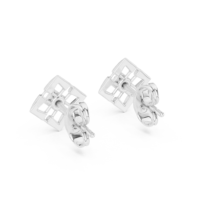 Lattice Royale Stud Earrings