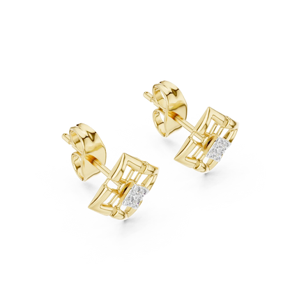 Lattice Royale Stud Earrings