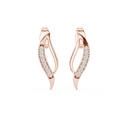 Seraphine Curve Stud Earrings