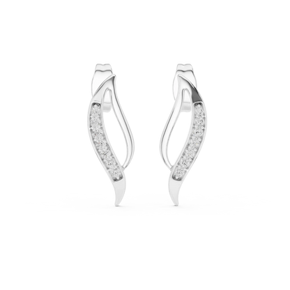 Seraphine Curve Stud Earrings