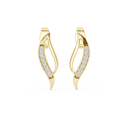 Seraphine Curve Stud Earrings