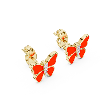 Papillon Stud Earrings