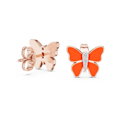 Papillon Stud Earrings