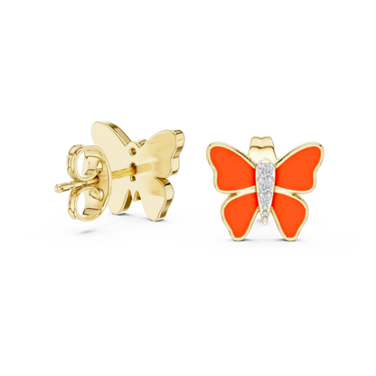 Papillon Stud Earrings