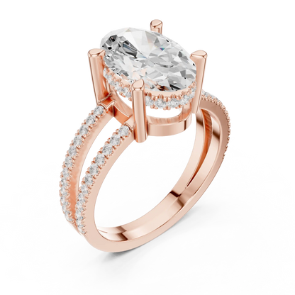 Duetrail Diamond Ring