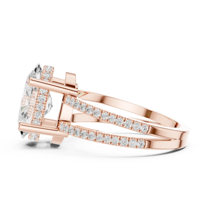 Duetrail Diamond Ring