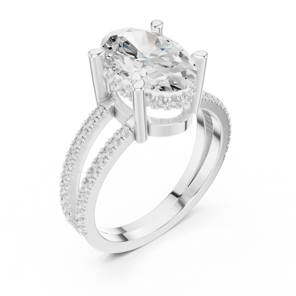Duetrail Diamond Ring
