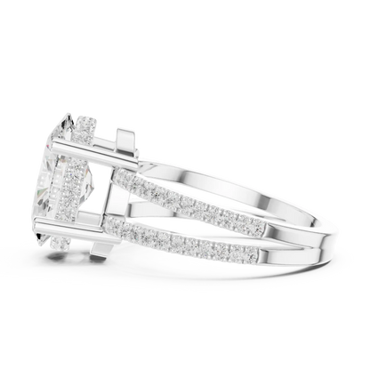 Duetrail Diamond Ring