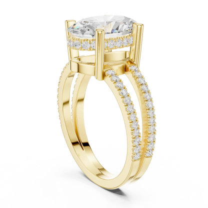 Duetrail Diamond Ring