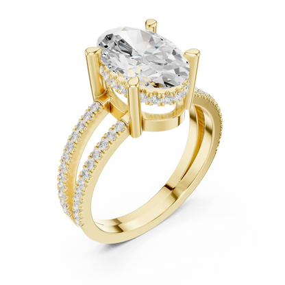 Duetrail Diamond Ring