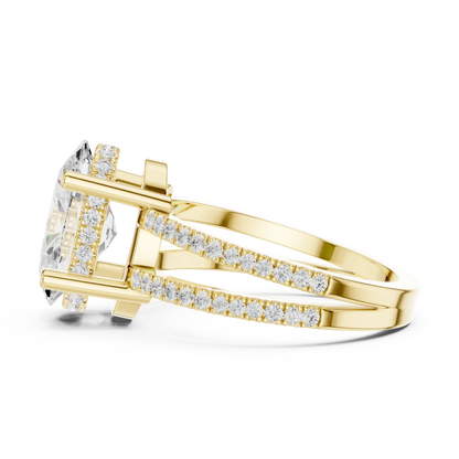 Duetrail Diamond Ring