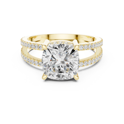 Split Path Diamond Ring