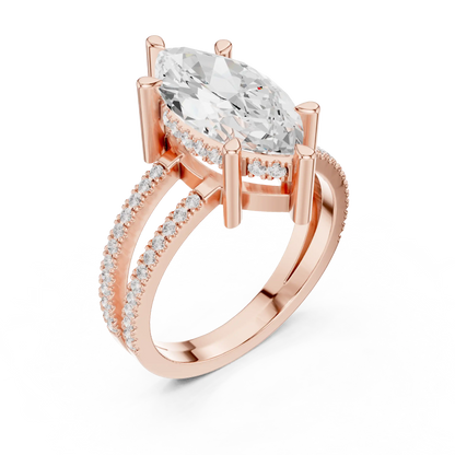 Colonnade Diamond Ring