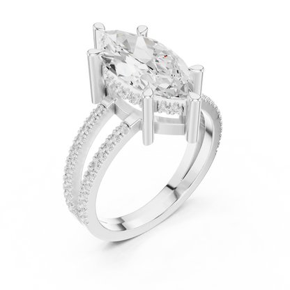 Colonnade Diamond Ring