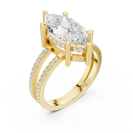 Colonnade Diamond Ring