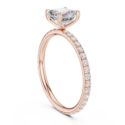 Asscherla Diamond Ring