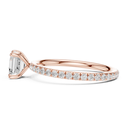 Asscherla Diamond Ring