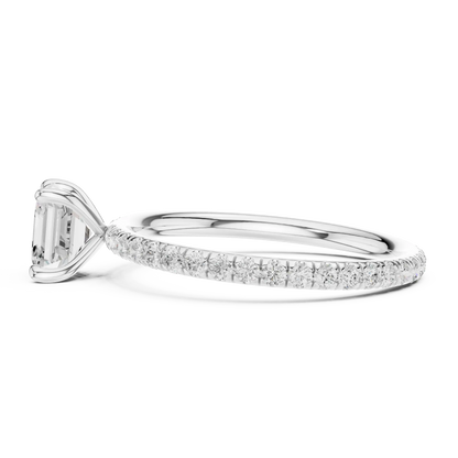 Asscherla Diamond Ring