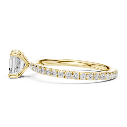Asscherla Diamond Ring