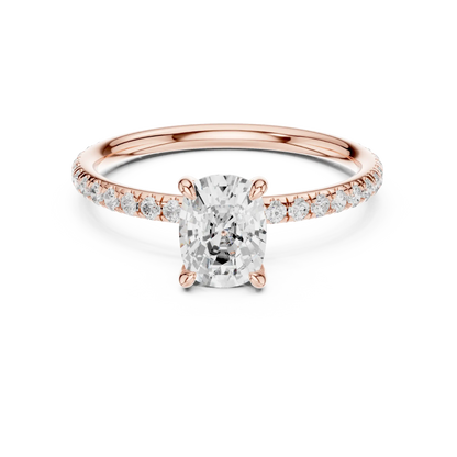 Cushline Solaire Diamond Ring
