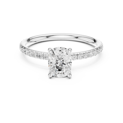 Cushline Solaire Diamond Ring