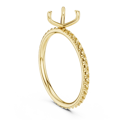 Sweetheart Pave Diamond Ring