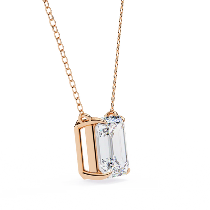 Ora Solitaire Diamond Pendant