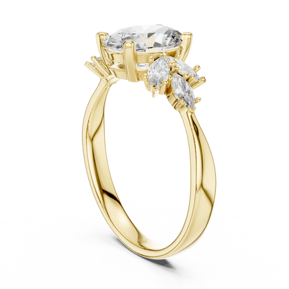 Winglet Diamond Ring