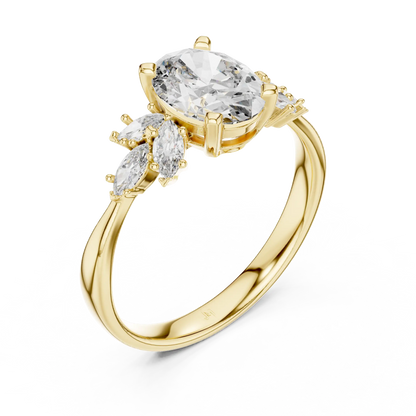 Winglet Diamond Ring