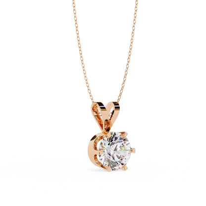 Pure Solitaire Diamond Pendant