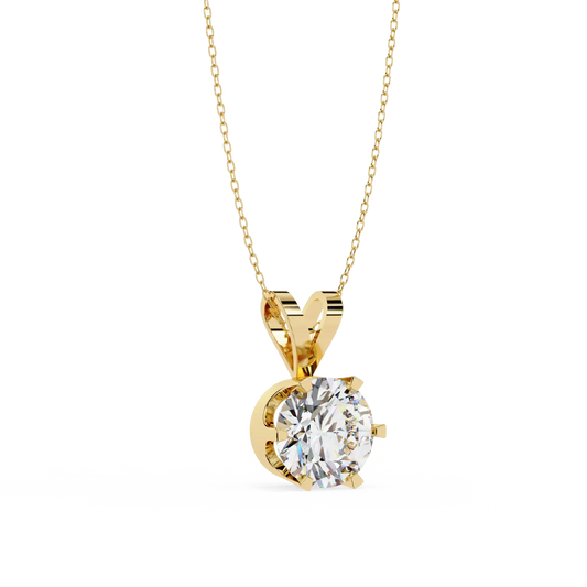 Pure Solitaire Diamond Pendant
