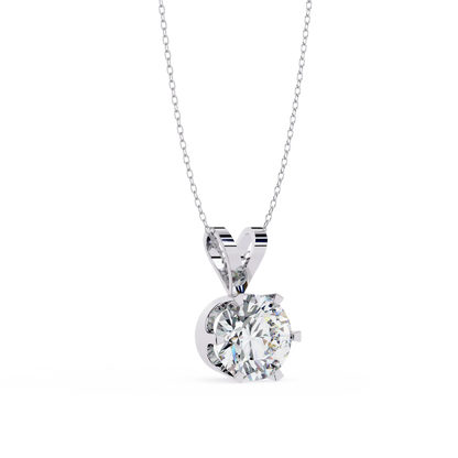 Pure Solitaire Diamond Pendant