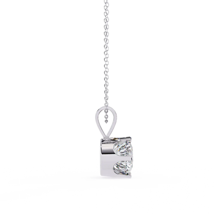 Pure Solitaire Diamond Pendant