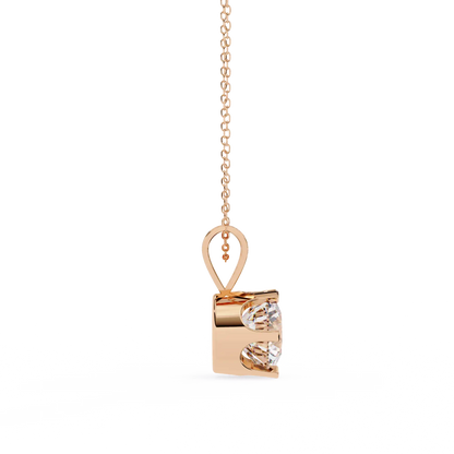 Pure Solitaire Diamond Pendant