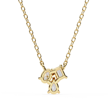 Trio Facet Diamond Pendant