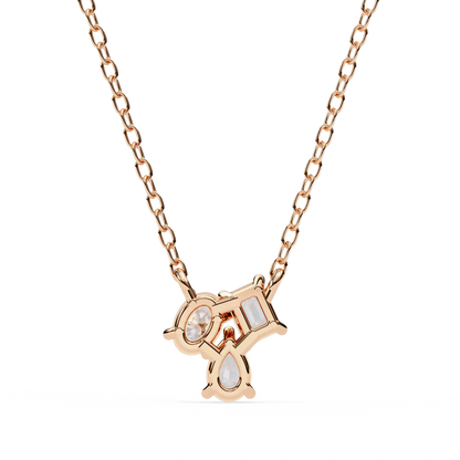 Trio Facet Diamond Pendant