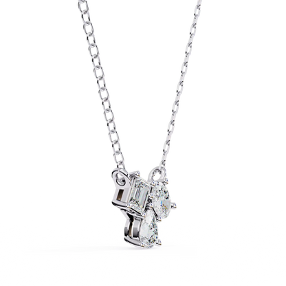 Trio Facet Diamond Pendant