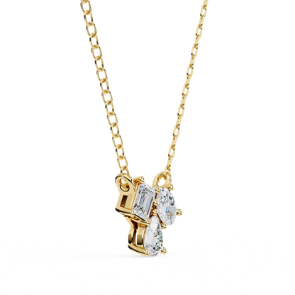 Trio Facet Diamond Pendant