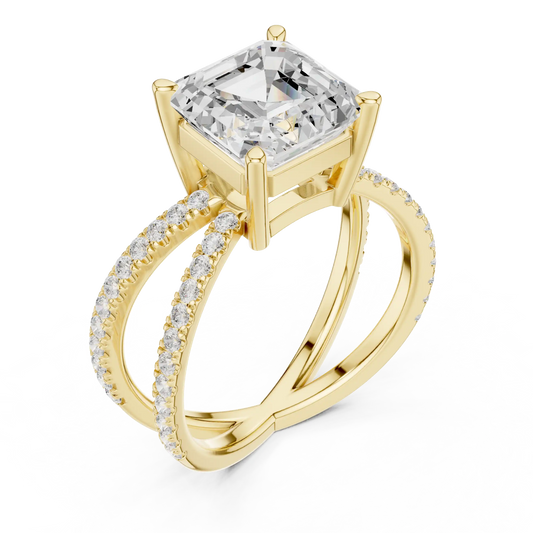 Elyse Cross Diamond Ring