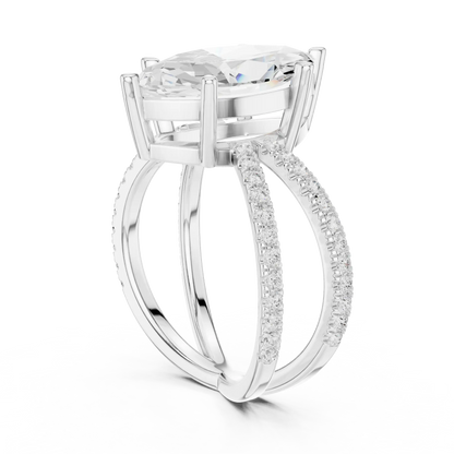 Marquessina Split Diamond Ring