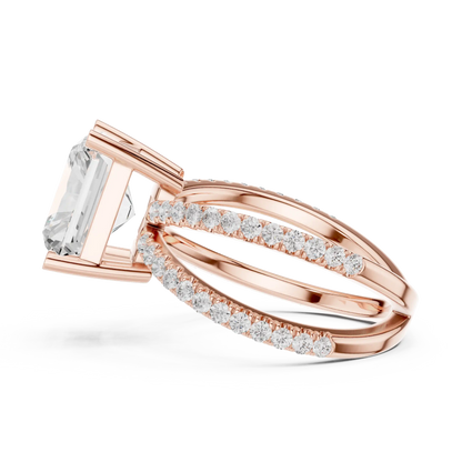 Duet Rise Diamond Ring