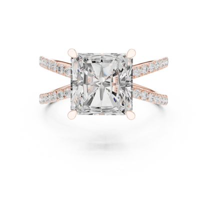 Duet Rise Diamond Ring