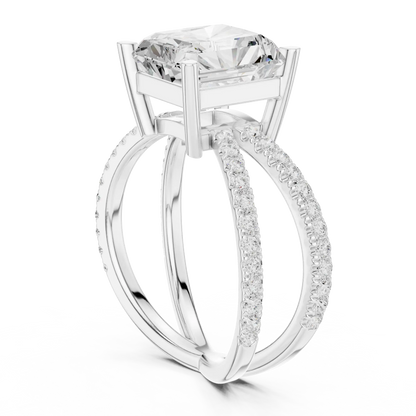 Duet Rise Diamond Ring