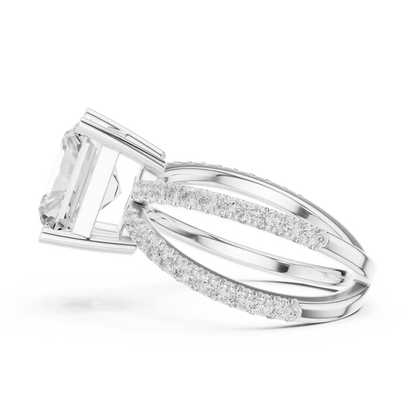 Duet Rise Diamond Ring