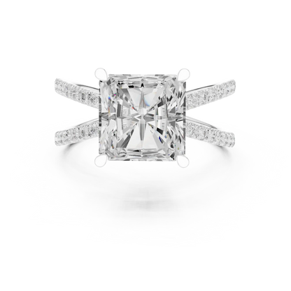 Duet Rise Diamond Ring