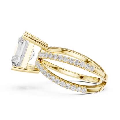 Duet Rise Diamond Ring