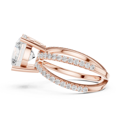 Aeris Split Diamond Ring