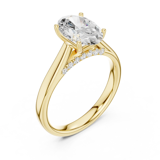 Hidden Sparkle Diamond Ring
