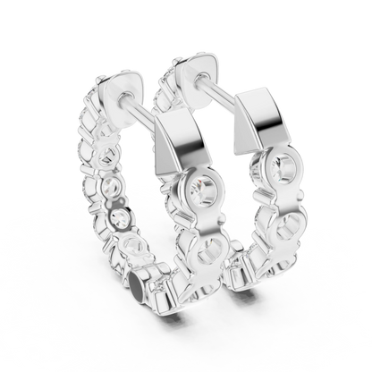 Aurora Eternity Hoop Earrings